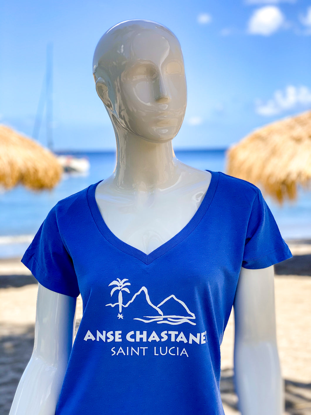 Anse Chastanet Women's V-Neck T-Shirt