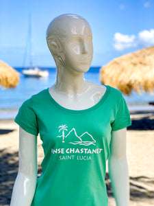 Anse Chastanet Women's Wide Crew Neck T-Shirt