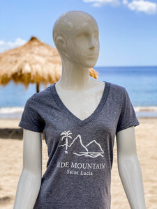 Jade Mountain Women's V Neck T-Shirts